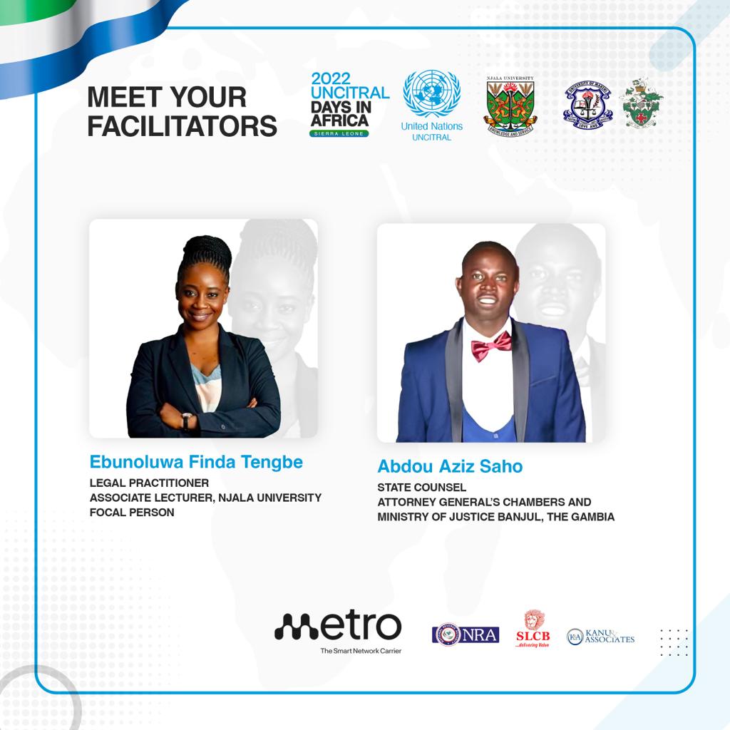 uncitraldayssl's tweet photo. The Day is here and we’re pleased to announce our facilitators @EbunOluwaFinda &amp; @AASaho1 

#uncitraldayssl
#2022uncitraldaysinafrica https://t.co/Vykmu11g20