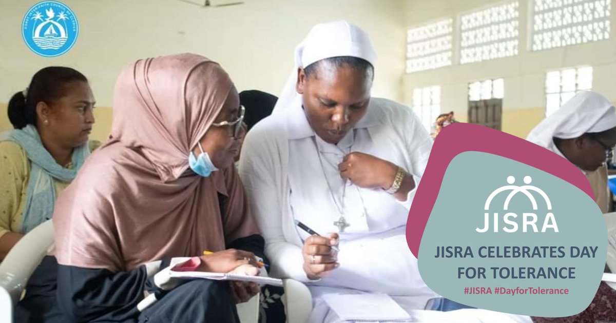 Despite challenges, women can &amp; do play essential leadership roles in religious communities. 

Because their inclusion in interfaith peacebuilding is 🔑 to success,  in 🇰🇪 #JISRA trained female religious leaders to be effective advocates for tolerance &amp; peace.

#DayforTolerance