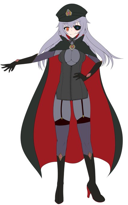 オリキャラの悪の司令ちゃんのカラーラフです
色とか変更するかも(*'ω`*) 