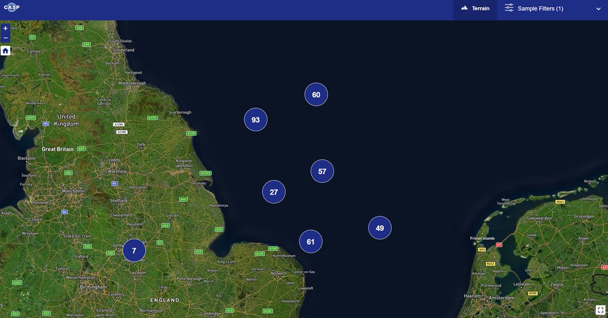 SediShiers's tweet photo. Love seeing all the samples we have been collecting recently as part of our the geological carbon storage research now part of the @CaspOutreach  interactive map on the website
@piercycles 
 #GIS #GISDay2022 #GISchat #Geology https://t.co/s4mBBwqQnh