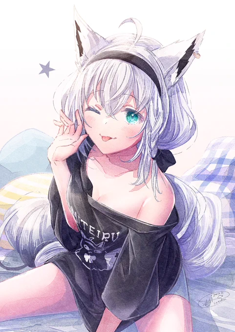 ホロメンFA 再掲#できたてころね #TOWART #絵フブキ 