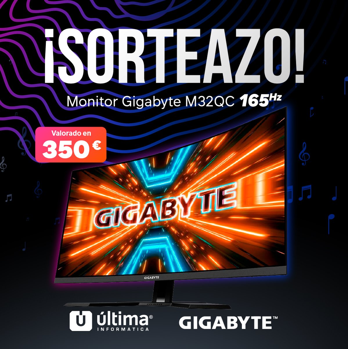 Ultima_Oficial's tweet photo. 🖥️ ¡SORTEAZO EXPRESS MONITOR GAMING! 🖥️

🔥 Sigue a @Ultima_Oficial @aorus_es
⚡️ Menciona 3 amigos
🗨️ Comenta "ordenador por 1 euro"
🔃 RT a este Tweet

🏆 Ganador viernes 18 a las 12:00 (hora canaria)

📋 Bases https://t.co/Jbk4LLMESy 
👉 +info https://t.co/8LJdaTPDRV https://t.co/RhlPxCTPHP