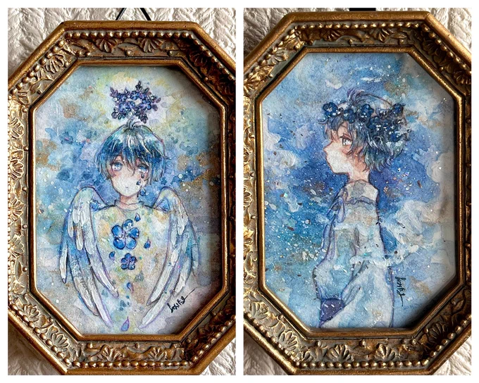 お知らせ11/20(日)に #デザフェス56 に出展します!青いイラストのグッズや原画を販売予定です是非お立ち寄りくださいブース場所:E-282#デザフェス #デザインフェスタ56 
