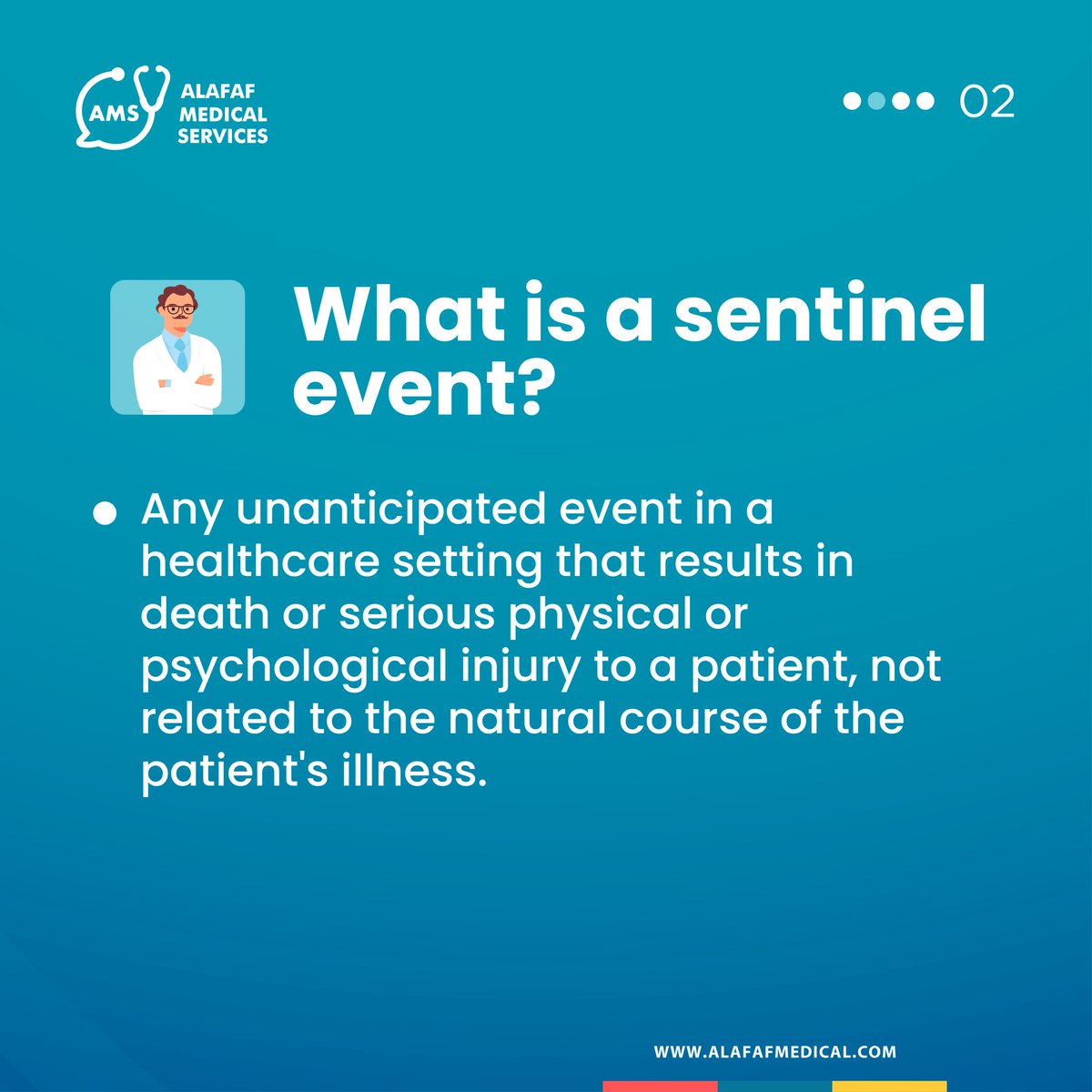 AlAfafMedical's tweet photo. What sentinel event have you seen at work?
#alafafmedicalservices #riskmanagementtraining #medicalcourses #riskmanagement #riskassessment #cme #medicaleducation https://t.co/jHk1TSIHjC