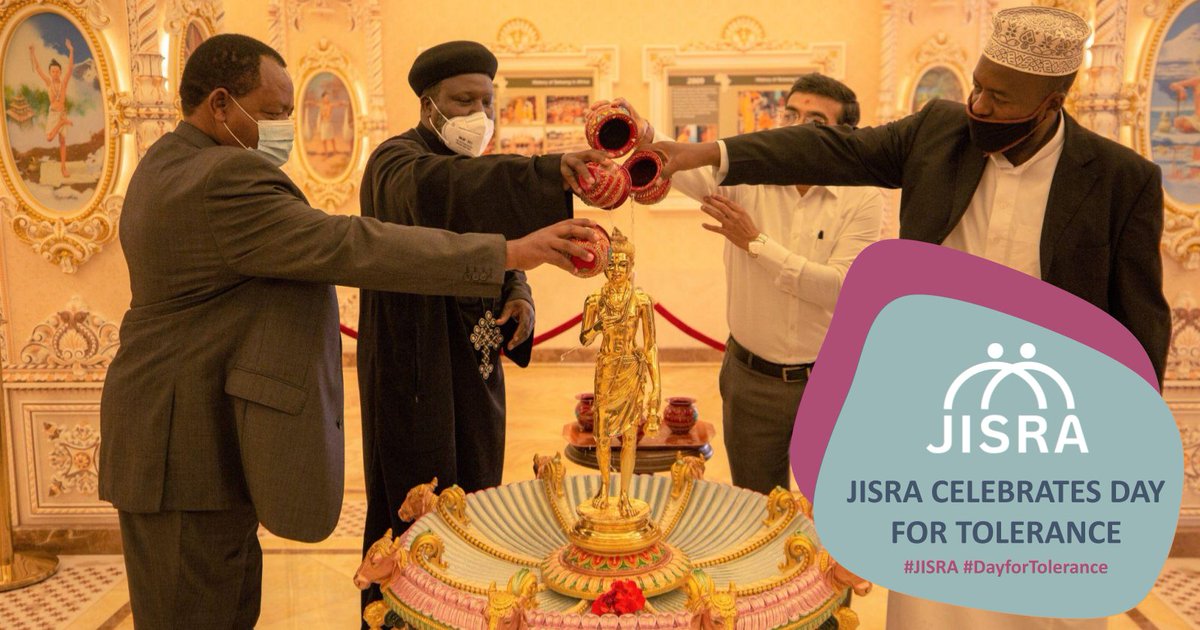 Over the next few years, #JISRA will continue to work towards a world where every day is a #DayforTolerance. Together, we can build bridges across communities &amp; religions everywhere.

What are some ways you think we can increase tolerance, peace and  #FoRB4All? Let us know!