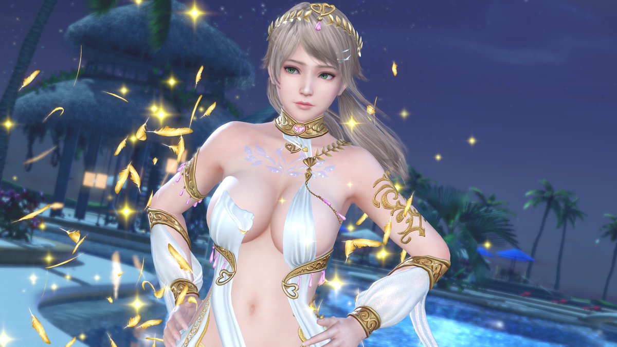 ひさびさに着崩れさせちゃった！！！！
#DOAXVV #ブイブイ #エイミー #デア・マリーナ
