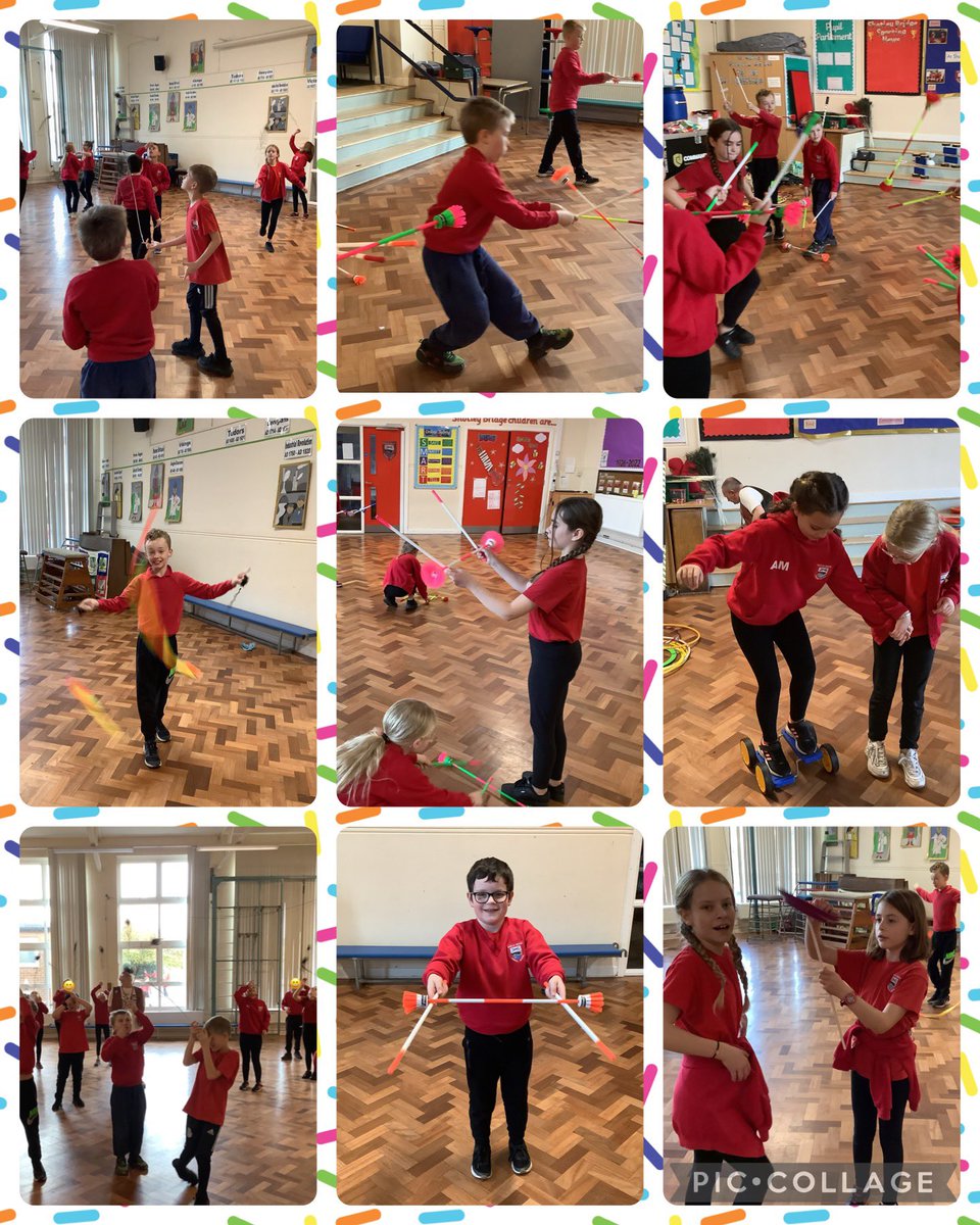 Year 5 loved their <a href="/Circurama/">Martin Bloomfield</a> session this morning!