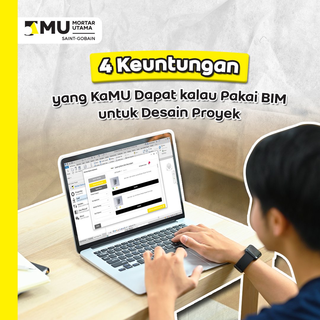 MortarUtamaID's tweet photo. Rekan-rekan arsitek! 

Udah bikin rancangan hunian jadi makin efisien, dengan Plugin BIM Revit Mortar Utama! https://t.co/g91SJMT2cJ