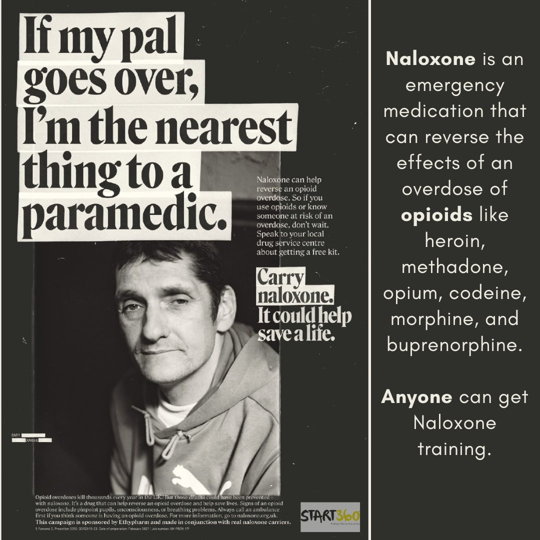 Naloxone can help reverse the effects of opioid drugs like methadone and heroin. It has successfully reversed hundreds of opiate overdoses in NI since April 2014. For more information on Naloxone and how to access it please follow the link;
bit.ly/3g5cjMz