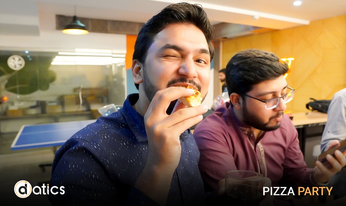 datics_ai's tweet photo. Ain't No Party Like Datics' Pizza Party!
Recently, our Datics AI team members held a pizza party to enjoy cheesy moments together. Here are some snippets from the day to fill your feed with a little slice of heaven.
#PizzaParty #GetCheesy #EmployeeEngagement #LifeAtDatics https://t.co/WvbRKVKmkz
