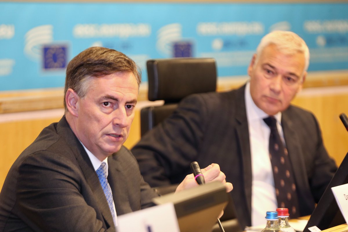 EESC_REX's tweet photo. 🚨 Just now:
"The West is back!"
MEP @davidmcallister
Undoubtedly, the war in #Ukraine is really setting the pace for the 2023 priorities of EU #externalpolicy
The huge challenge for the Union is the way how to deal with #Russia https://t.co/H1y0Rt0MBJ