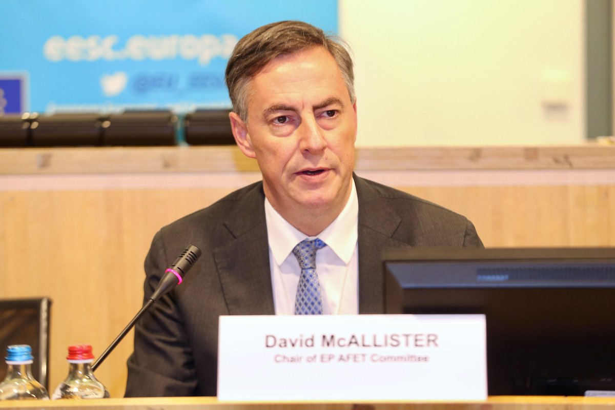 EESC_REX's tweet photo. 🚨 Just now:
"The West is back!"
MEP @davidmcallister
Undoubtedly, the war in #Ukraine is really setting the pace for the 2023 priorities of EU #externalpolicy
The huge challenge for the Union is the way how to deal with #Russia https://t.co/H1y0Rt0MBJ