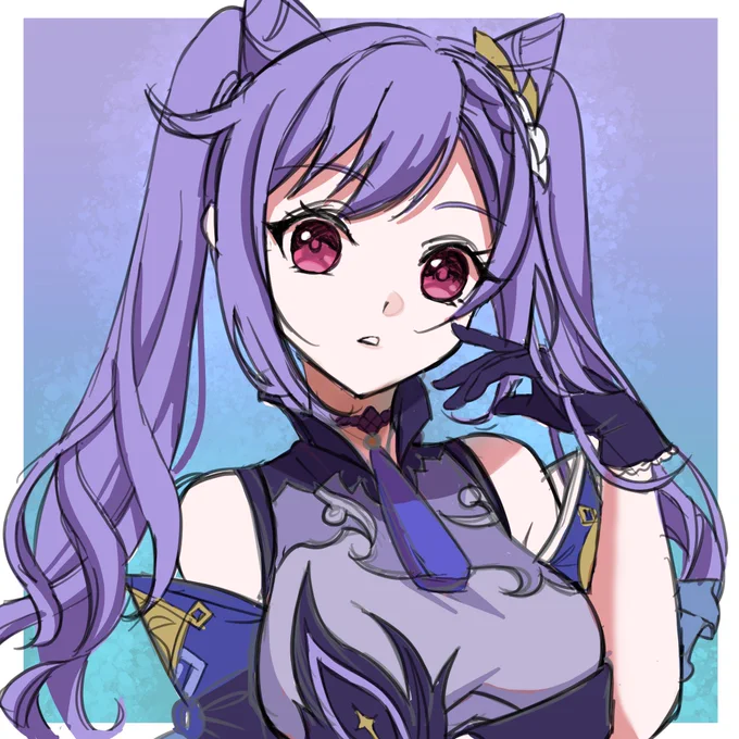 刻晴ちゃんラフ 
