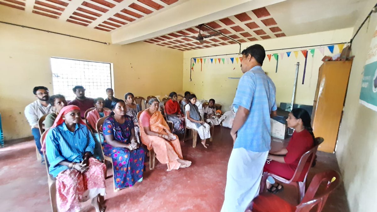 svmmagali's tweet photo. SVMM is implementing fresh water aquaculture project, supported by NABARD for the economic uplift of the Tribal Community.
We conducted refresher training on the topic “Setting Up Of Fresh
Water Aquaculture Units”. #LivelihoodPrograms @TribalAffairsIn @tribesindia https://t.co/Ag4TPuppeI