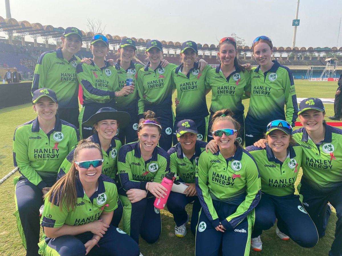 edjoyce24's tweet photo. Amazing series win by ⁦@lauradel14⁩ and her team. Brave performance today, and getting better with every game. Very proud😊☘️ https://t.co/sW8q3m5JZW