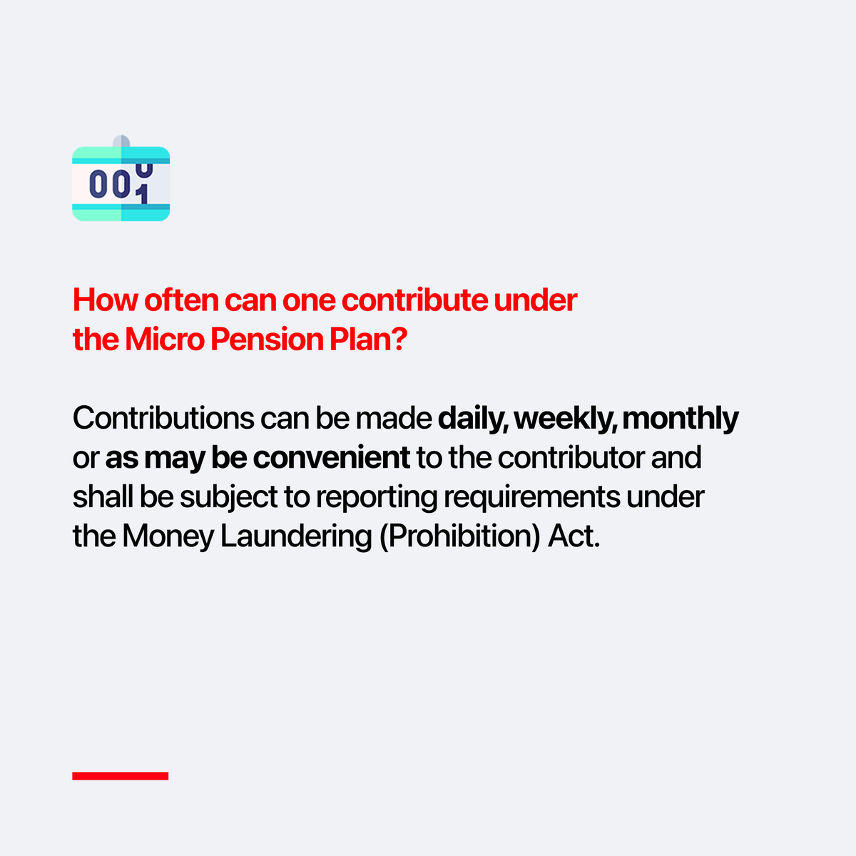 UBAPensions's tweet photo. Frequently Asked Questions on Micro Pension Plan(MPP) - Part 2

#mpp #FAQ #MicroPensionPlan #ubapension #safeheavenforpensionassets 

1/2 https://t.co/XDI7O3jDB4