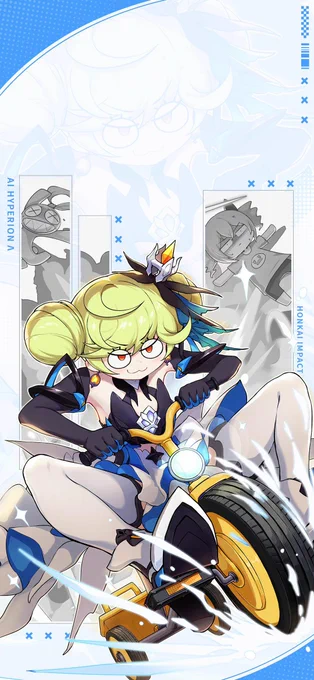 崩壊3rd公式weiboより《聖痕「偶像変身」イラスト壁紙配布》 