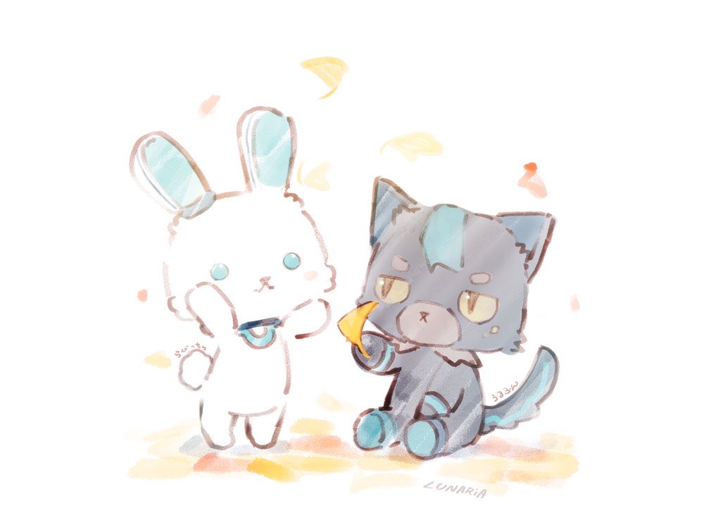 「うるらび 」|ふむゆんのイラスト