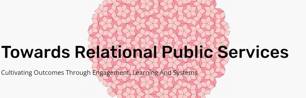 This looks fab. New public management vs. complexity. Towards relational public services complexityoutcomes.org - "It is increasingly understood that performance targets always create perverse incentives in public services" <a href="/tobyjlowe/">Toby Lowe</a>