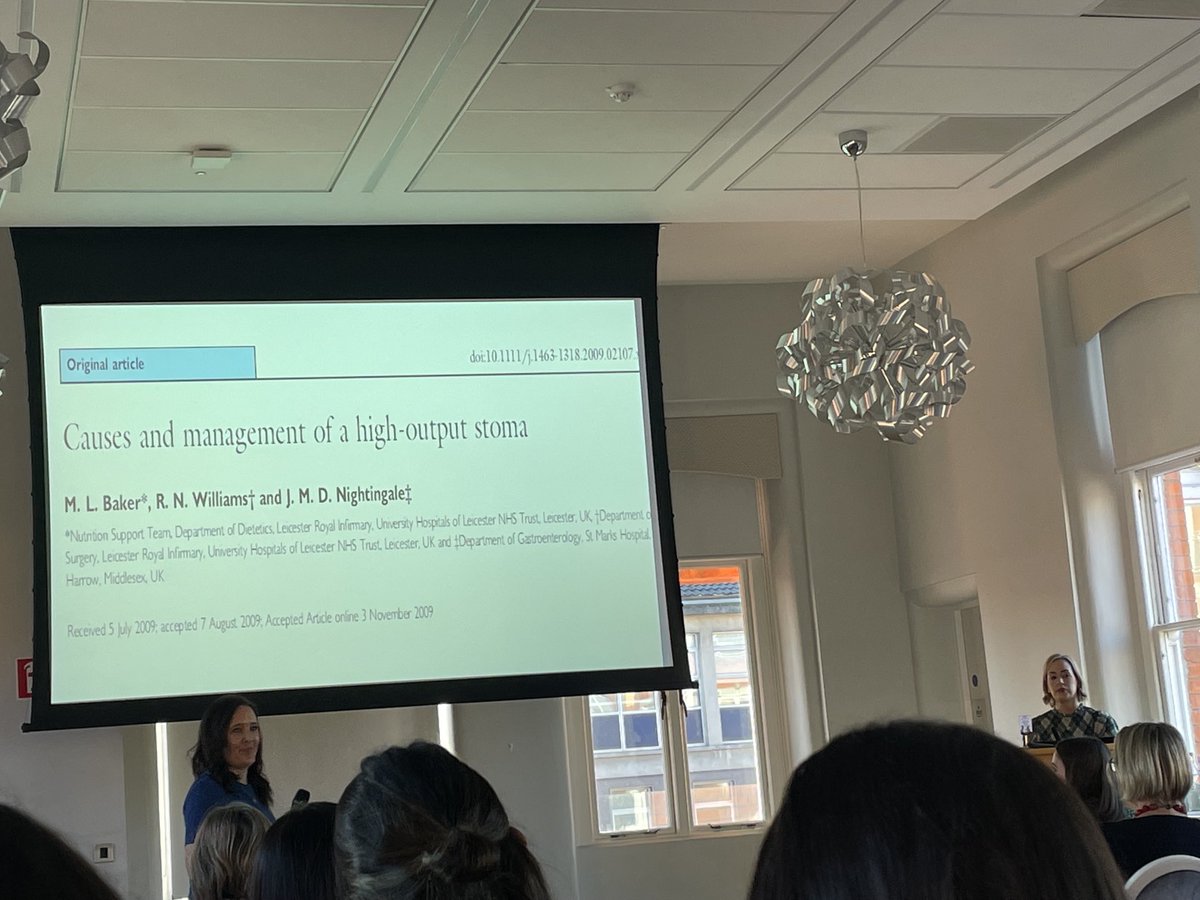 Superb talk from Siobhan Power re management of high output stoma, such a wealth of knowledge and expertise with lots of practical advice ⁦<a href="/trust_indi/">INDI</a>⁩ #irishgastrodiet