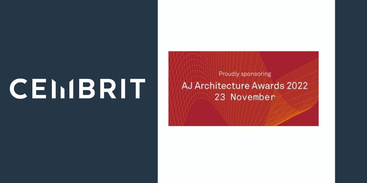 Cembrit is proudly sponsoring the AJ Architecture Awards 2022. We look forward to seeing you on Wednesday 23rd November.

#architecture #architect #construction #constructionmaterials #ajmarketingawards