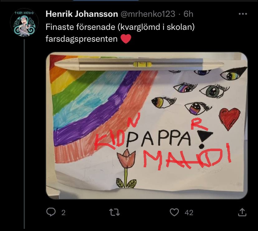 Var inte Mahdi dömd för att ha kidnappat en thailändare förresten lol?

Ironiskt att en dalmas kidnappade hans barn antar jag. 

Träffar han fortf. sina "kusiner" "nånstans" en timme från Uppsala?

Henko gifte sig av taktiska skäl. Han berövar en rasifierad far sina barn.