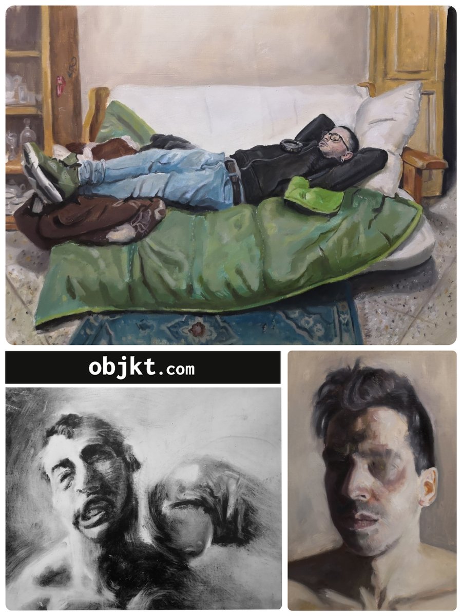 Gm fam!☀️🖤

Some paintings on secondary:
"3 AM" / 15 tezos
"2nd place"  /  12 tezos
"Self portrait"  /  10 tezos
#tezos