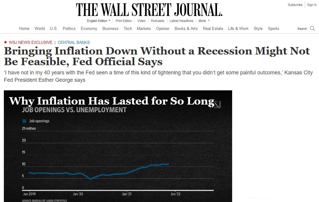 FED Voting member Esther George:

"Bringing inflation down without a recession might not be Feasible".

Powell: Pain is needed.

Retail and desperate HFs keep buying stocks to round up their Xmas bonuses.

What can go wrong?

#SP500 

x.com/financialjuice…