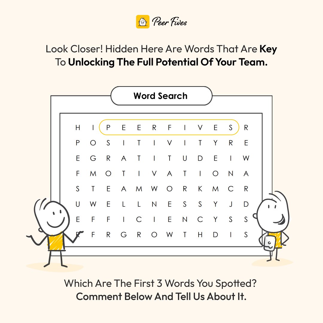 PeerFives's tweet photo. Start your peer recognition journey with PeerFives' FREE 30 Day Trial now.
Get Your Free Trial Today: https://t.co/UUi4POz4Yq
#motivation #happiness #employeesatisfaction #peertopeersupport #puzzle #rewardsandrecognition #tryitforfree #puzzlegame https://t.co/n91WfwJl9T