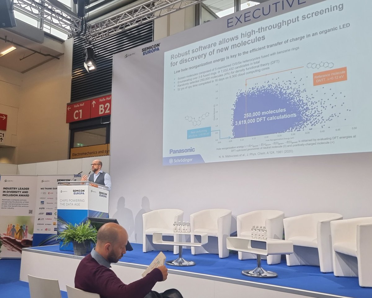 Jonas Sundqvist 🐳 (@jv3sund) on Twitter photo Meeting up with <a href="/Simon_D_Elliott/">Simon Elliott</a> from @Schrodinger at Smicon Europa Materials Innovation Forum in Munich #ALDep Meeting up with <a href="/Simon_D_Elliott/">Simon Elliott</a> from @Schrodinger at Smicon Europa Materials Innovation Forum in Munich #ALDep