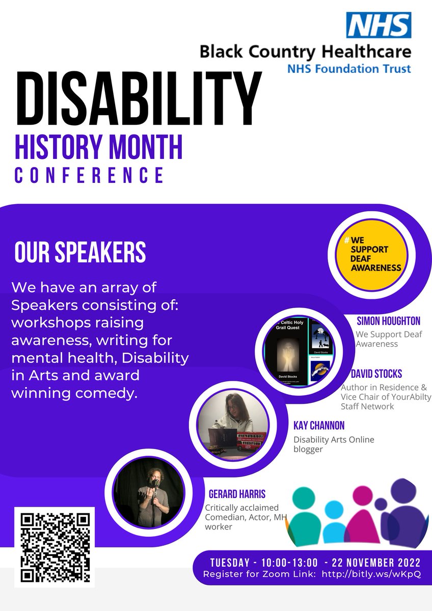 BCHFT - OD & Culture Team (@bchft_odculture) on Twitter photo eventbrite.com/e/disability-h… Our disability staff network is hosting a virtual Disability History Month Conference on Tuesday 22nd November from 10am to 1pm. We will be joined by @simondeafaware, <a href="/_shutterstocks/">David Stocks</a> & guests, <a href="/KayChannon/">Kay Channon</a> & <a href="/gerardharris/">gerard harris</a>. The event is open to everyone eventbrite.com/e/disability-h… Our disability staff network is hosting a virtual Disability History Month Conference on Tuesday 22nd November from 10am to 1pm. We will be joined by @simondeafaware, <a href="/_shutterstocks/">David Stocks</a> & guests, <a href="/KayChannon/">Kay Channon</a> & <a href="/gerardharris/">gerard harris</a>. The event is open to everyone
