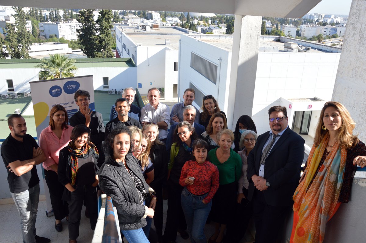 IRFMaghrebEst's tweet photo. 16&amp;17/11/22 : Séminaire #AGORA Monde AEFE / zone Maghreb Est en présence des référents des établissements scolaires participants. 
Au programme: divers ateliers et présentation de la plateforme AGORA Monde, du programme ADN-AEFE et ADN Carbone 0.
@aefeinfo https://t.co/W8TmFOeCvF