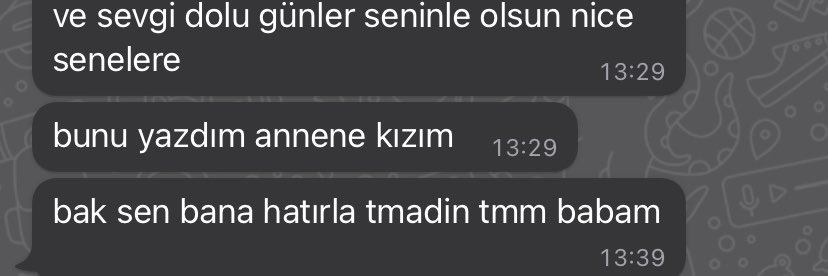tmm babam ben hatirlatmadim