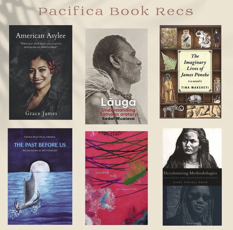 Polynesianreads's tweet photo. Here are some pasifika book recs! Enjoy 😉 #polynesian #books #bookrec #BookRecommendations #polynesianbooks #bookstagram https://t.co/eLZ3mXIzOw