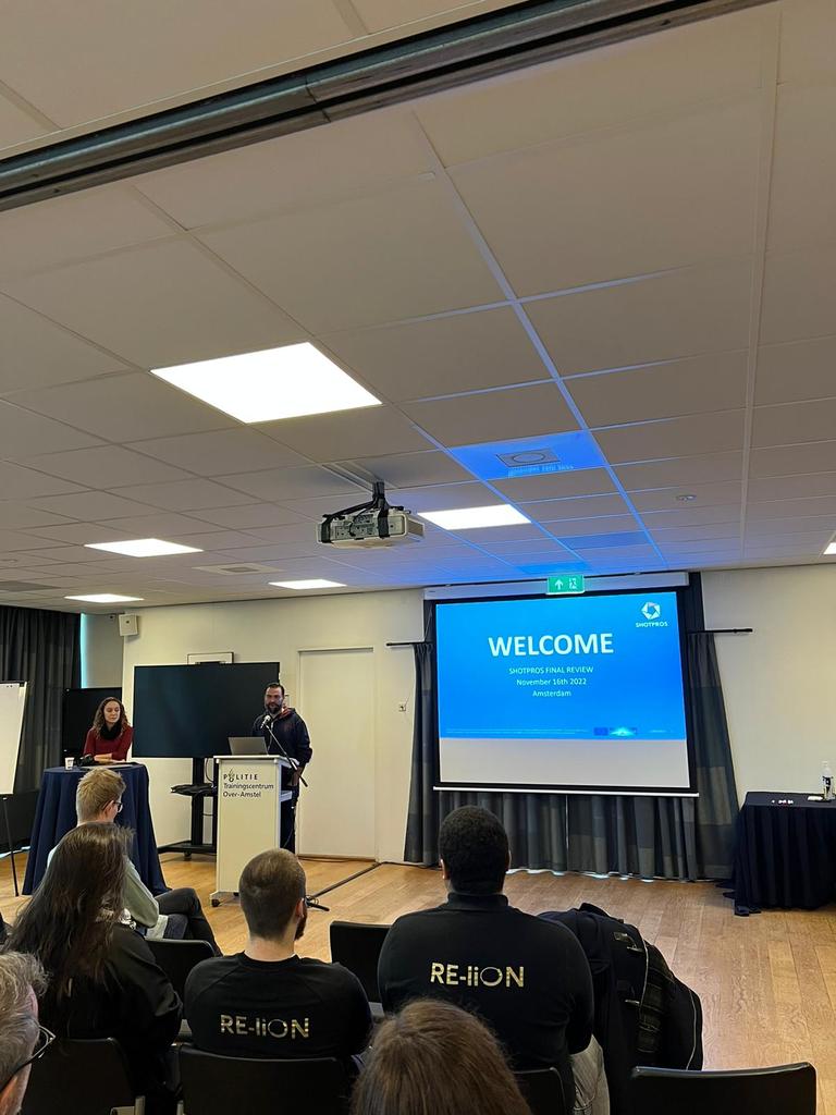 shotpros's tweet image. Final Review of the SHOTPROS project in Amsterdam 👮‍♀️💪 
@USECON @AITtomorrow2day @re_lion @VRandPolice @KU_Leuven @VUamsterdam @UniHeidelberg @polizei_nw_lafp @polizeiberlin @MAIRomania
