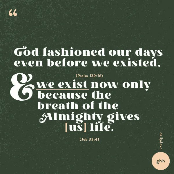 Though we don’t know how many breaths we have left—we rest in the knowledge that He does. —Cindy Hess Kasper 

As we look toward advent, we can live grateful for the gift of Jesus to the world so that we can be saved. 

#godseesher
#life
#breath
#eternity