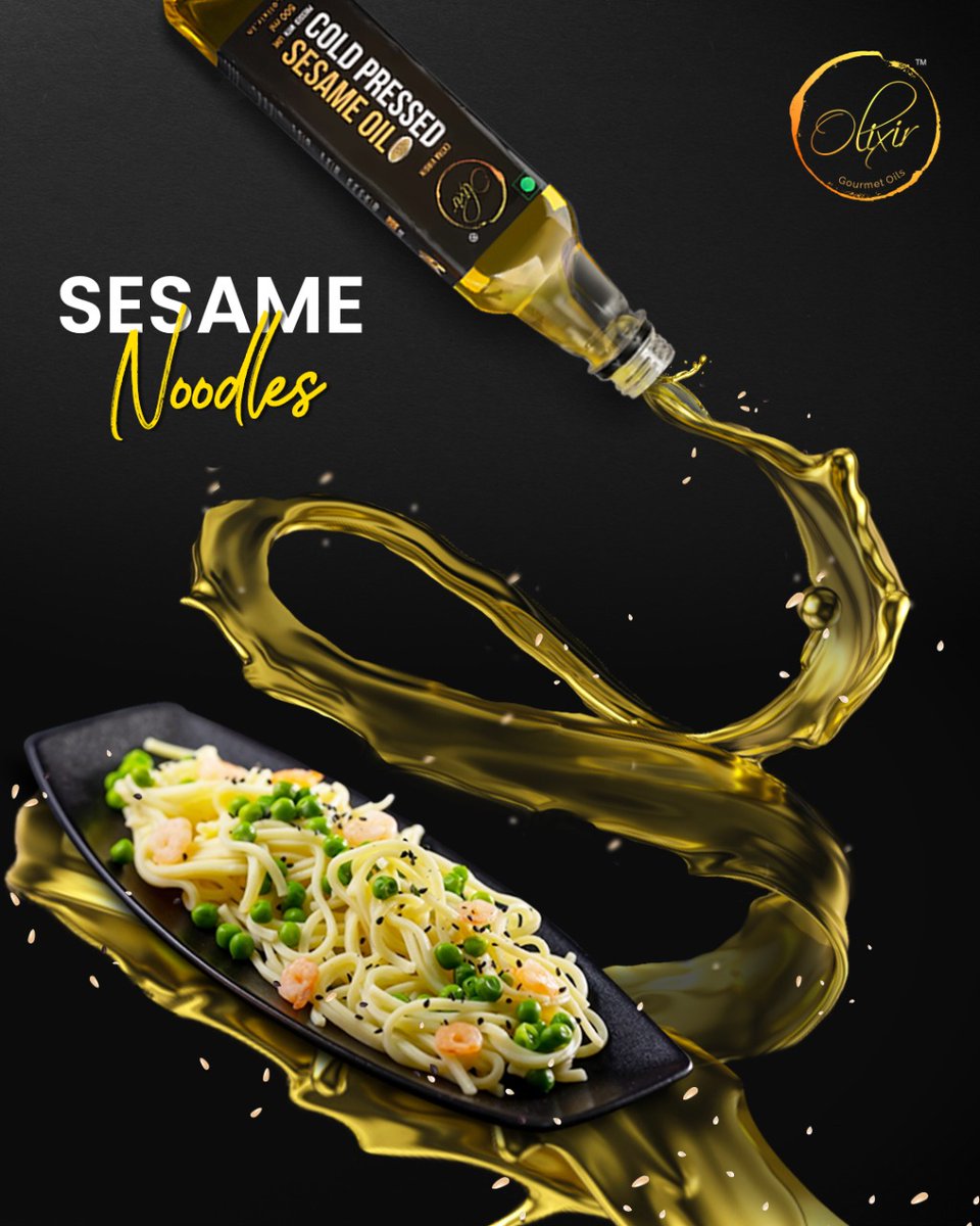 OlixirOils's tweet photo. You're in for a treat with this healthy bowl of sesame noodles. π
The perfect bite is waiting with Olixir.
Swipe right to see the recipe for sesame noodles. β‘οΈ
#Olixir #OlixirOils #ColdpressedOils #Chef #BHFYP #SesameNoodles #Cooking #Recipes #Noodles #CookWithOlixir #Like https://t.co/rgvzNQ3xoG