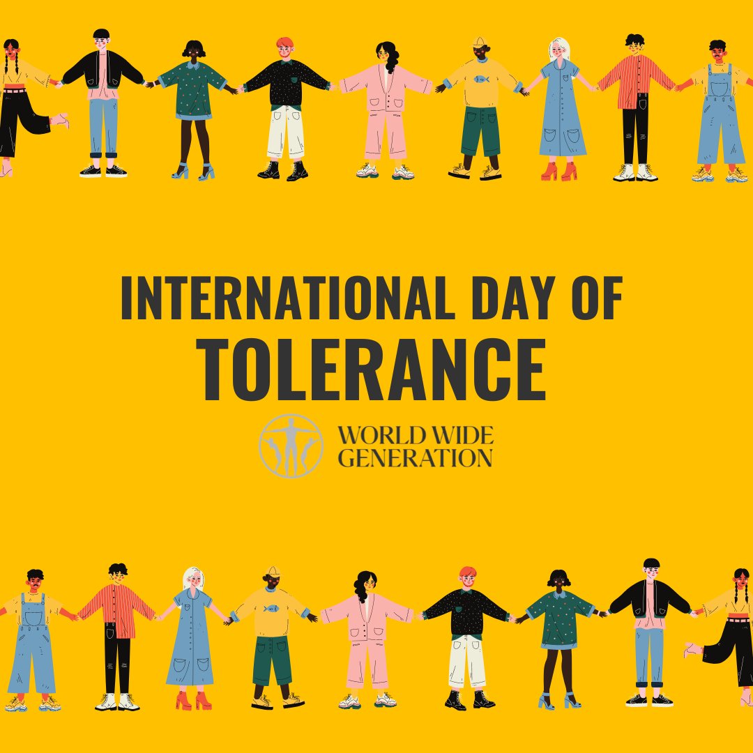 "Tolerance is respect, acceptance and appreciation of the rich diversity of our world's cultures, our forms of expression and ways of being human." 🌏☮️

#InternationalDayofTolerance #CultureofPeace
#ToleranceDay #DiversityInclusion #SDGs