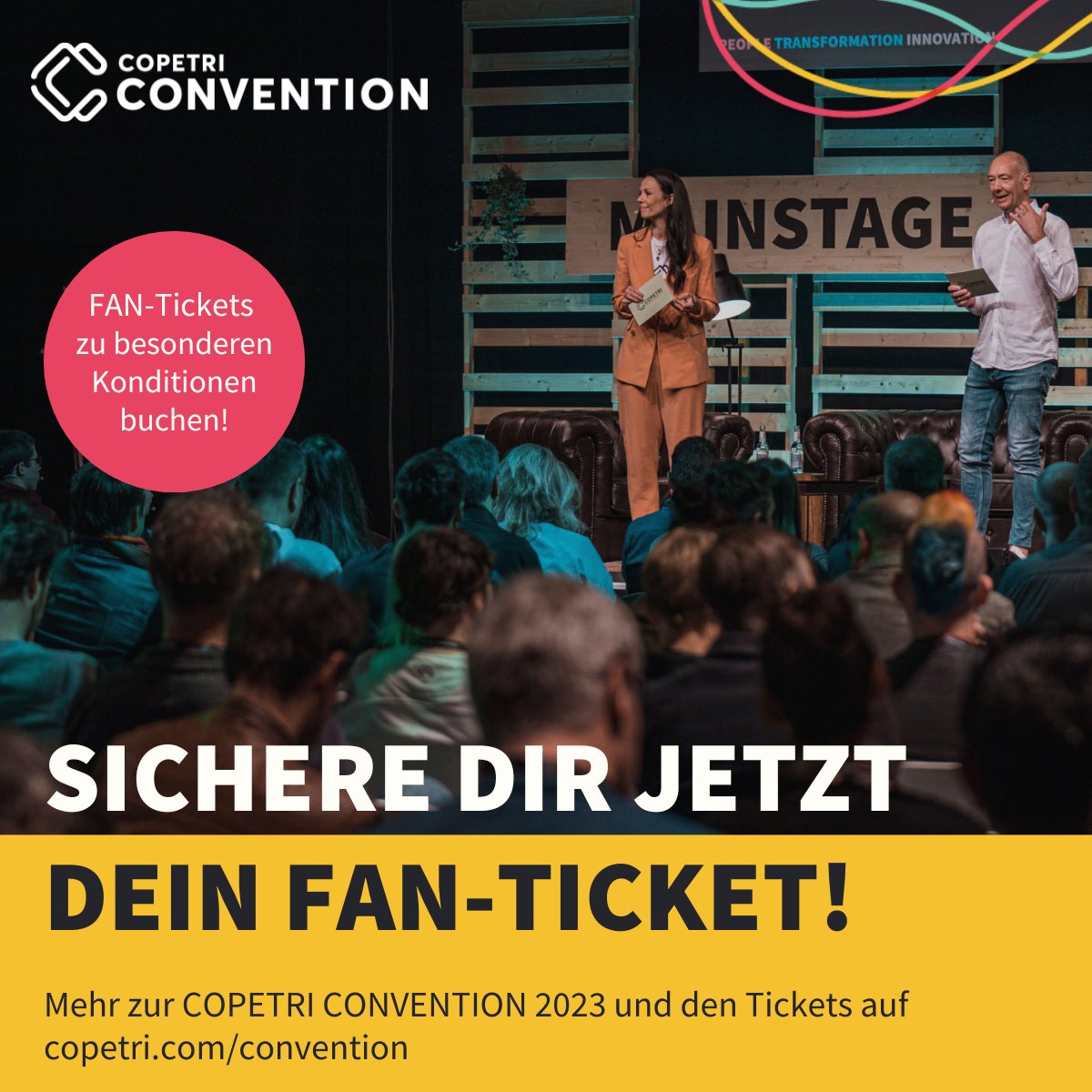 CoCon-Profis, Newbees und alle, die lernen, wachsen, sich begeistern wollen … OPEN YOUR 💚 HEART: Der Ticketshop für die COPETRI CONVENTION 2023 ist eröffnet! copetri.com/convention/tic…