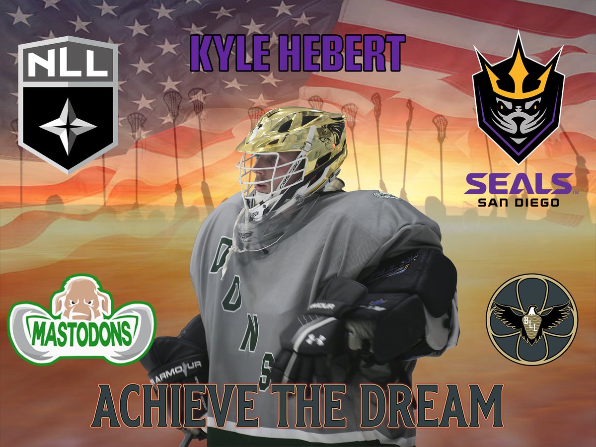 CONGRATULATIONS TO KYLE HERBERT! 
Kyle has been signed to the San Diego Seals! 
Way to #AchieveTheDream and make it to the @nll & the @sealslax, we will all be watching! 
#BLL #TheBoxLeague #MOMastodons #TusksUp #NLL #SanDiegoSeals
