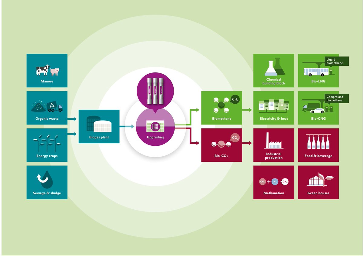 #DidYouKnow - Worldwide, more than 800 biogas plants are equipped with #SEPURAN® Green membrane modules for efficient #biogas processing and we are still hungry for more! We are here @ the #EnergyDecentral in Hanover, Germany until Nov. 18th. ow.ly/mYkK50LBwI5