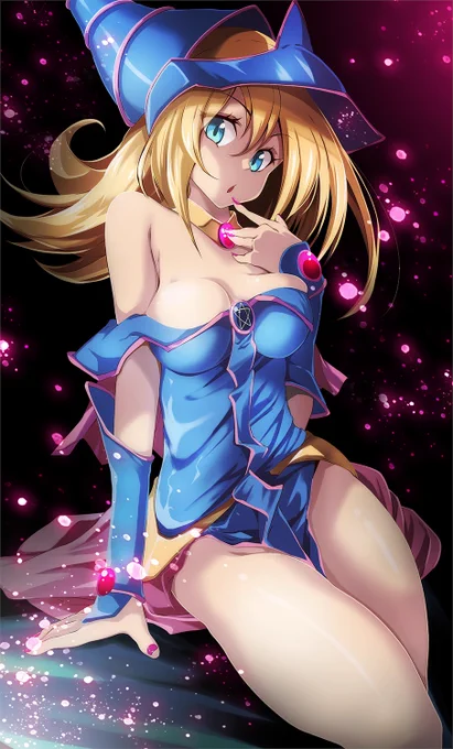 先月から遊戯王関係のイラストも描いております!#遊戯王OCG #BMG #ブラックマジシャンガール 