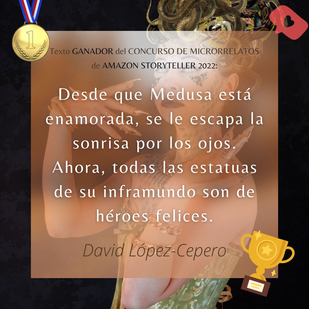DavidLCepero's tweet photo. ¿Sabes que fui el GANADOR del CONCURSO DE MICRORRELATOS DE AMAZON 2022?
En este LIBRO> https://t.co/vpHs2Ih2WA encontrarás 150 #microrrelatos más.
Aprovecha que #Microespejismos está disponible a un precio de risa en #Amazon, o léelo gratis si tienes #KindleUnlimited 📘🥇😀 https://t.co/jxVzlkZmQI