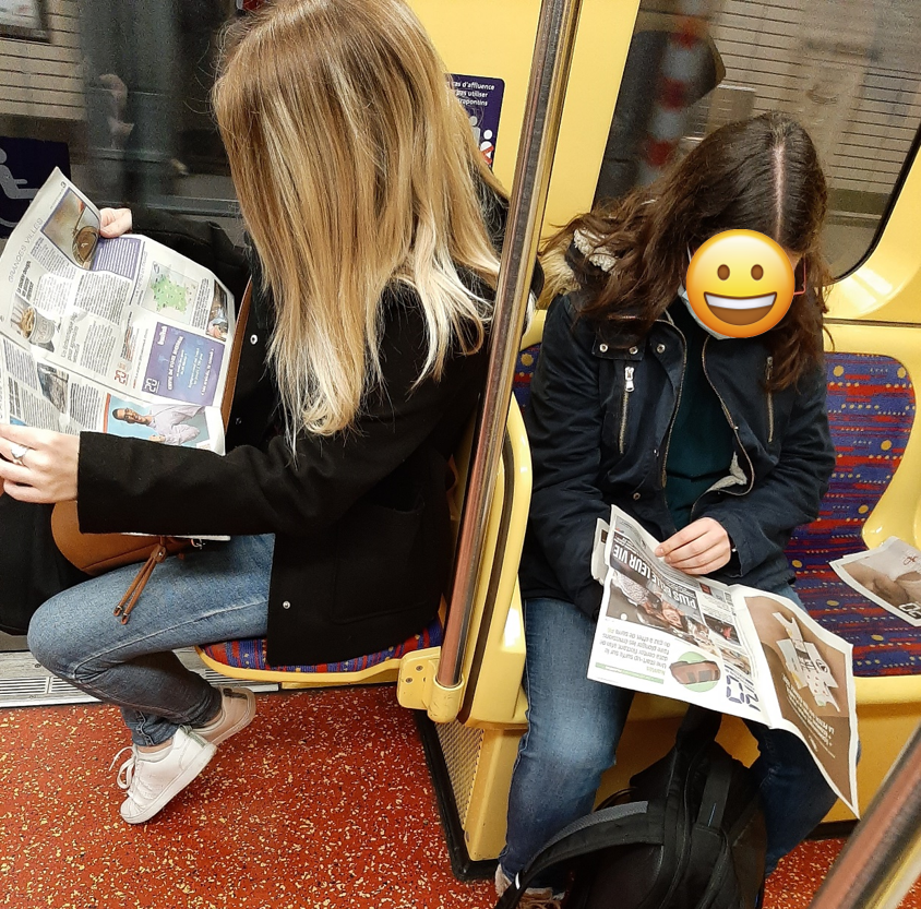 20minutesmedia's tweet photo. #20minutesOFF ๐ฐ Nos lecteurs #surlevif Ce matin dans le mรฉtro toulousain @20Minutes @Toulouse depuis 2004 ! cc @tisseo_officiel #presse #GratuitEtFierdelEtre https://t.co/tpccMltOWU