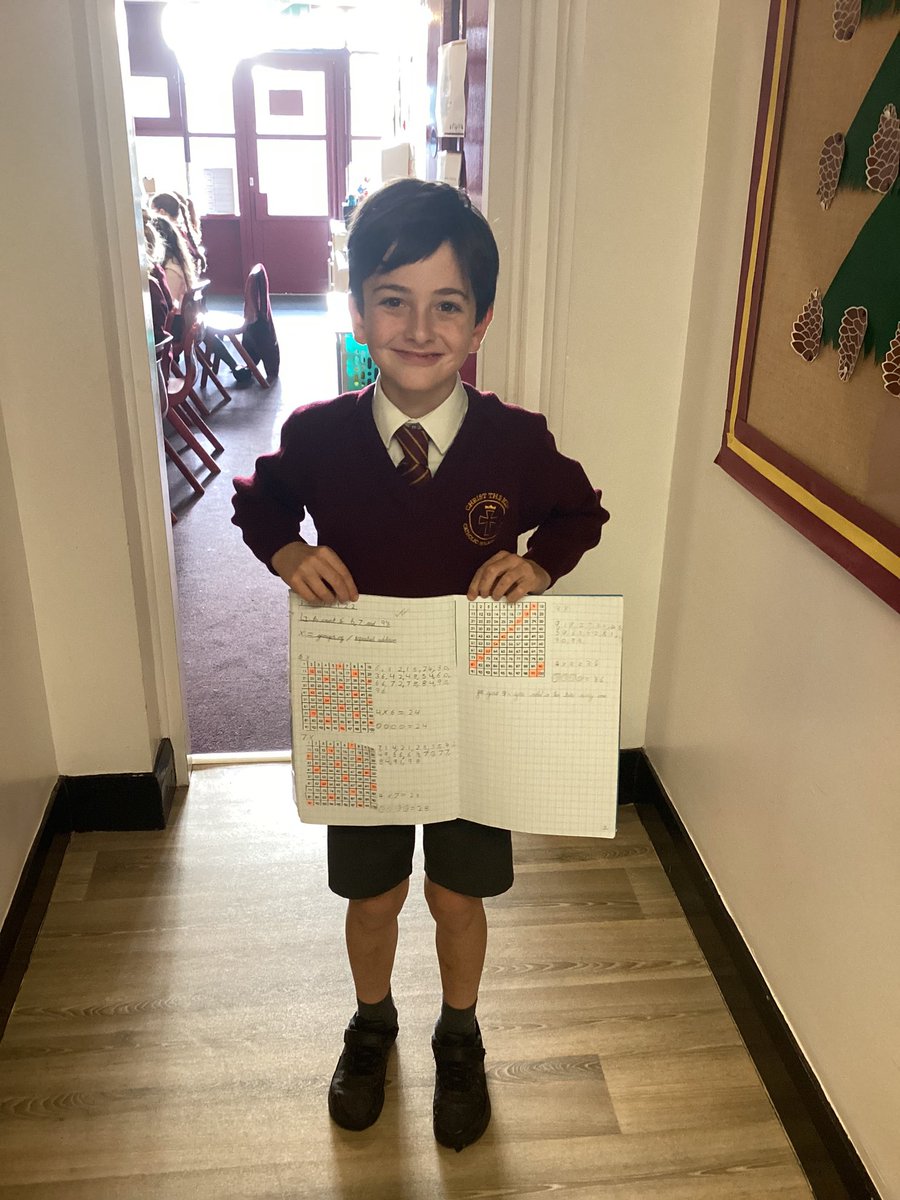 ctkliverpooldht's tweet photo. More brilliant Maths journaling in KS2! Great timestables work! @CTKLiverpoolY4 #ctkl15math π’π https://t.co/35uyaUspkk