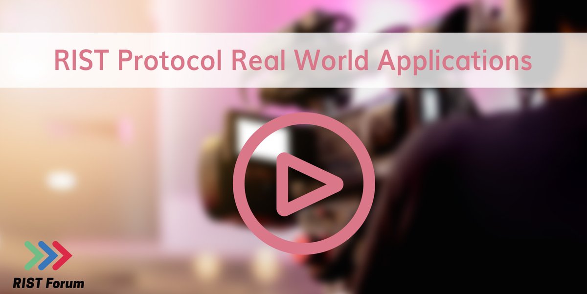 RISTForum's tweet photo. The RIST Protocol offers a range of interoperable use cases that enable secure, high-quality & low-latency video distribution over IP. In this video from #Vidtrans22, experts discuss some of the real world applications of the RIST Protocol. Watch it here: https://t.co/bwXE8FTccH https://t.co/lYUZr9B10y
