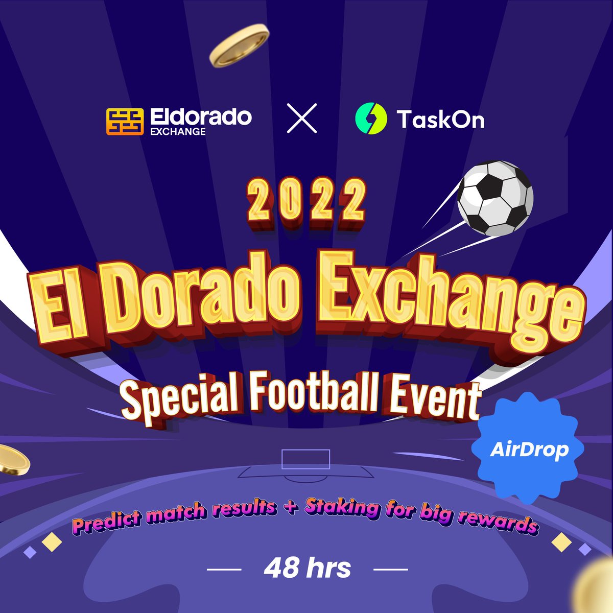 taskonxyz's tweet photo. 🎉To celebrate the upcoming #WorldCup, we are excited to collaborate with @ede_finance, the next leap forward for #decentralized #SocialTrading!
 
🎁5 FREE Team #NFT + #TaskOn #EXPs
⏰Nov 16th 14:00 - Nov 18th 14:00 (UTC)
 
🙌Be sure not to miss it: https://t.co/vCdG2UPiXg https://t.co/hePJhwC1zl