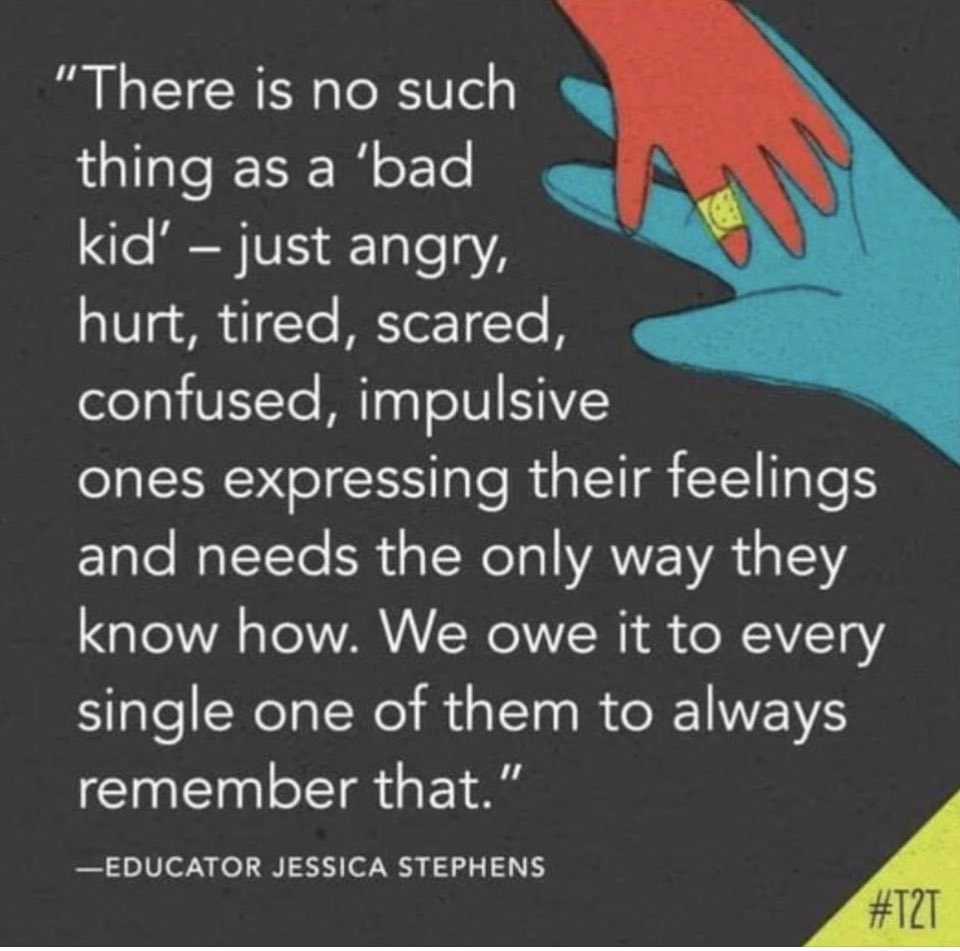 WithamBeth's tweet photo. Needed this reminder after a couple of challenging weeks with a few kids!  #dobettermrsw https://t.co/ySTYHxJ7dC