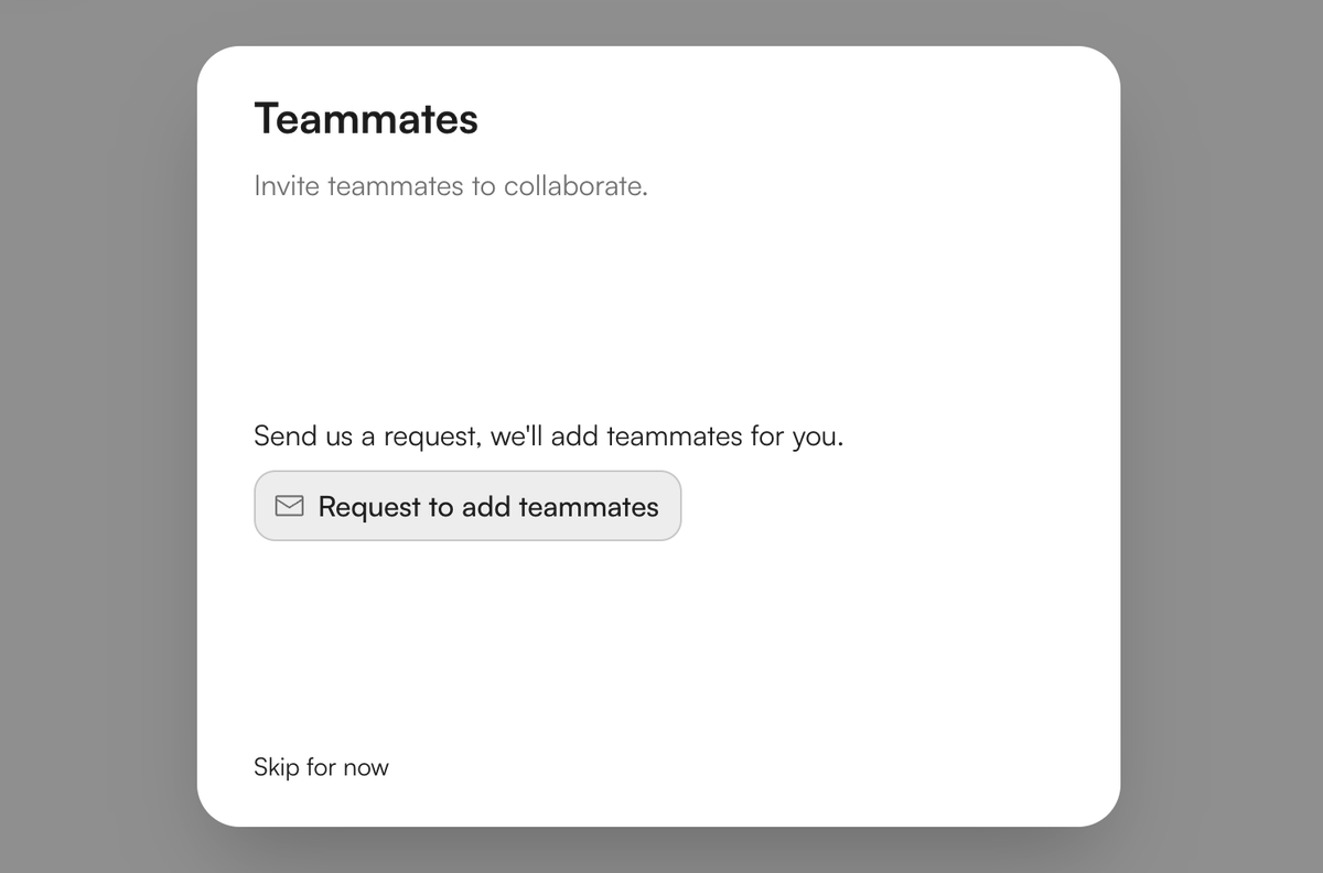 mailto:… is the ultimate MVP hack 🤓

Every feature that is not the core differentiated value of the MVP, I'll add a mailto: link with pre-populated message (with user ID, context data, etc.)

User clicks the button → Send → I do it manually &amp; implement when too many requests.