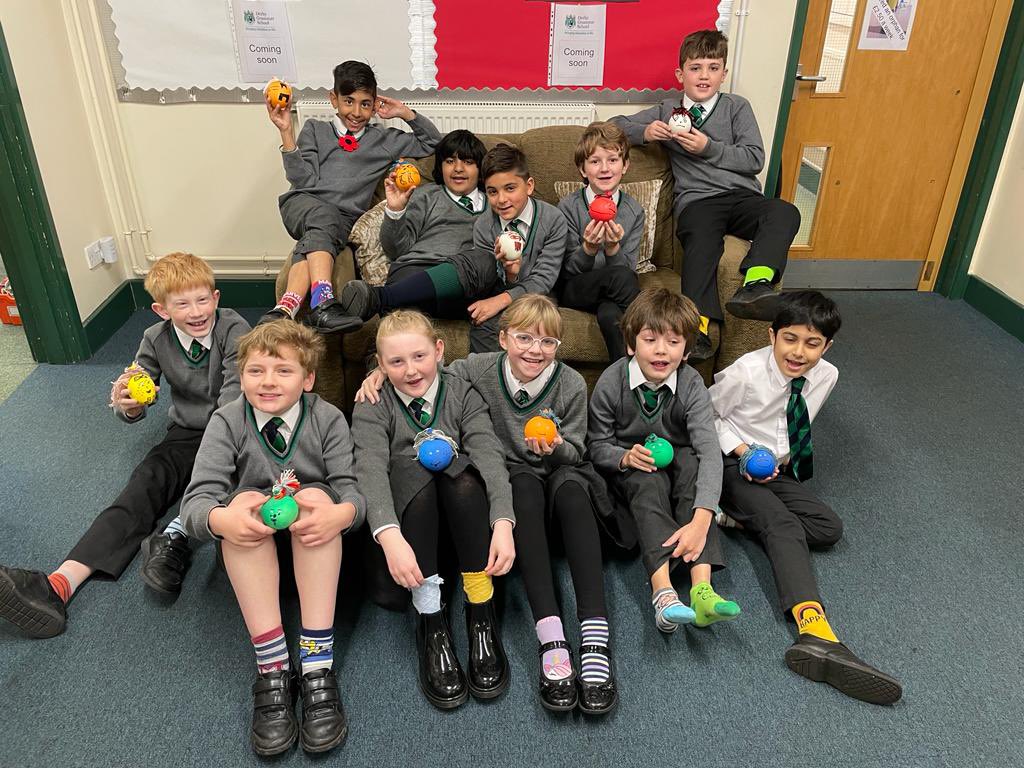 DerbyPrimary's tweet photo. This week, we are shining a spotlight on Anti-Bullying and celebrating what makes us all unique. @ABAonline #OddSocksDay https://t.co/9sprVTweLp